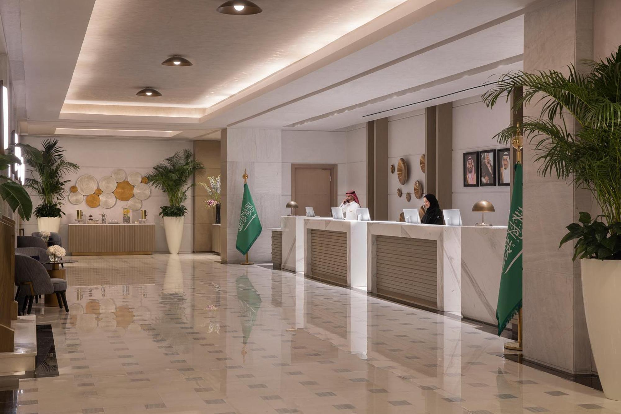 Jumeirah Jabal Omar Makkah Mekka Exterior foto The lobby of the hotel